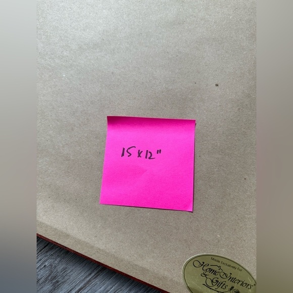 VTG 97 Linda Picken Dog Puppy Frame Drawing Reprint Golden Retriever Teddy Bear - Picture 5 of 5